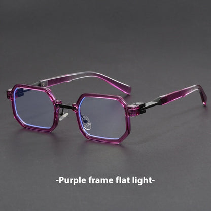 Retro Polygon Exquisite Sun Glasses Women
