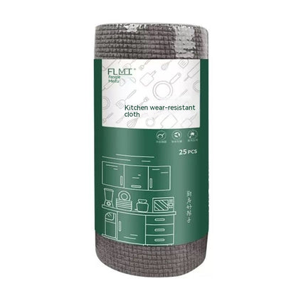 Thickened Kitchen Wear-resistant Rag Rag Lint-free Brush Pot Dishwashing Repeated Use