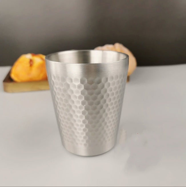 Stainless Steel Double Beer Mug Korean Style