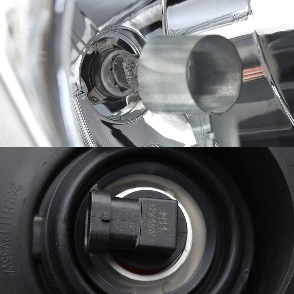 Chrome Headlight For 2008-2016 Freightliner Cascadia With Halogen Bulb, Driver's Left