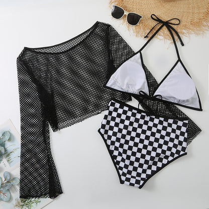 Women's Fashion Bikini Swimsuit Three-piece Set