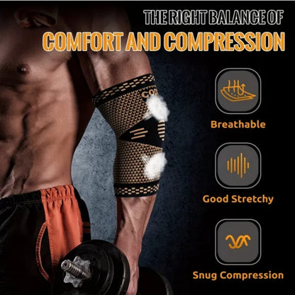 Fitness Travel Provides Elbow Compression Sleeves For Support