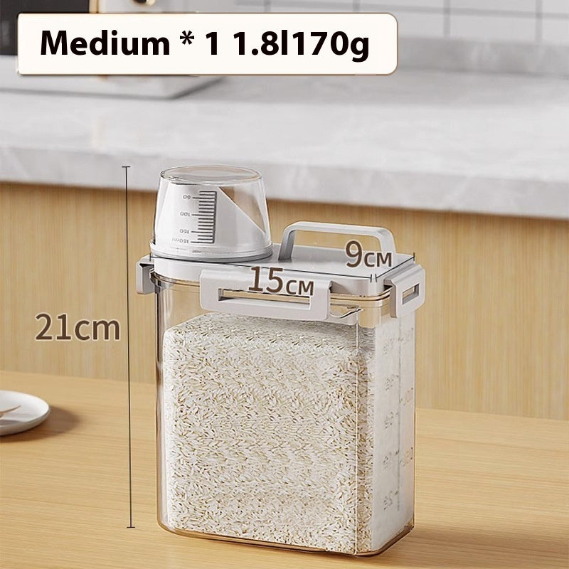 Household Storage Tank Food Grade Noodle Jar Rice Cereals Storage Box