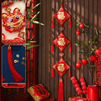 New Year Decorations And Lucky Character Small Pendants