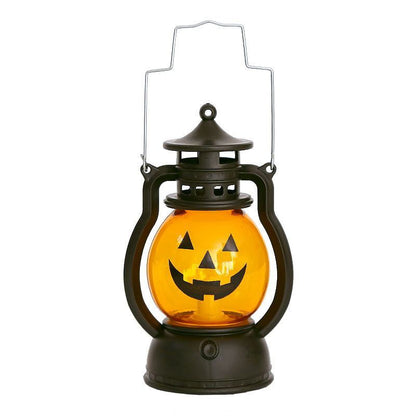 Halloween Oil Lamp Portable Pumpkin Lantern Skull Decoration