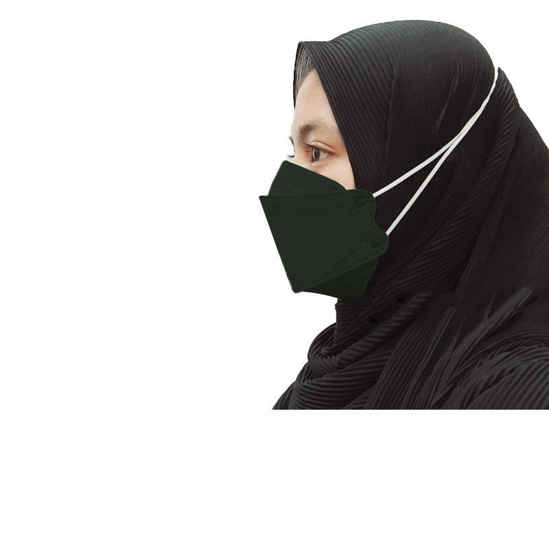 Filter Masker Korea KF94 Hijab Headloop 10pcs 4D Adult Mask
