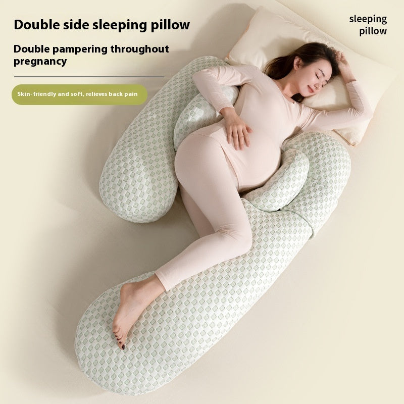 Pregnant Women's Pillow Waist Support Side Sleeping Belly Support U-shaped Pillow
