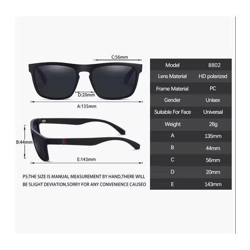 Sunglasses Unisex Square Vintage, Sunglases Polarized,Sun Glasses Retro Feminino For Women Men,Sun Glasses Man Fishing