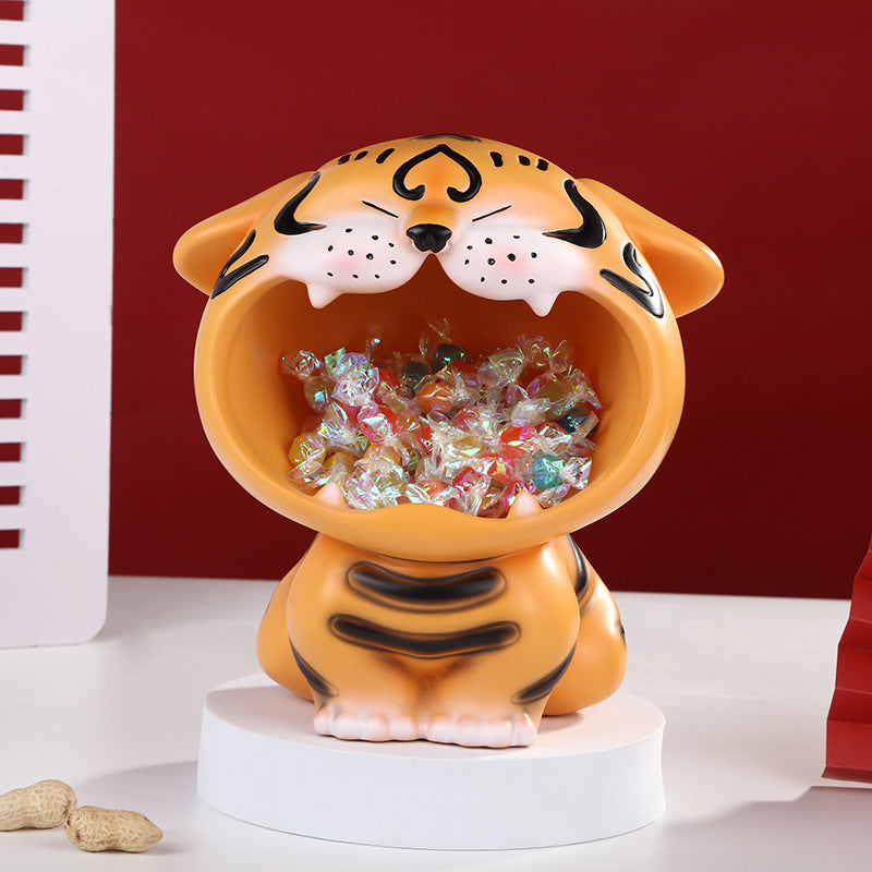 Creative And Cute Year Of The Tiger Lucky Storage Decoration