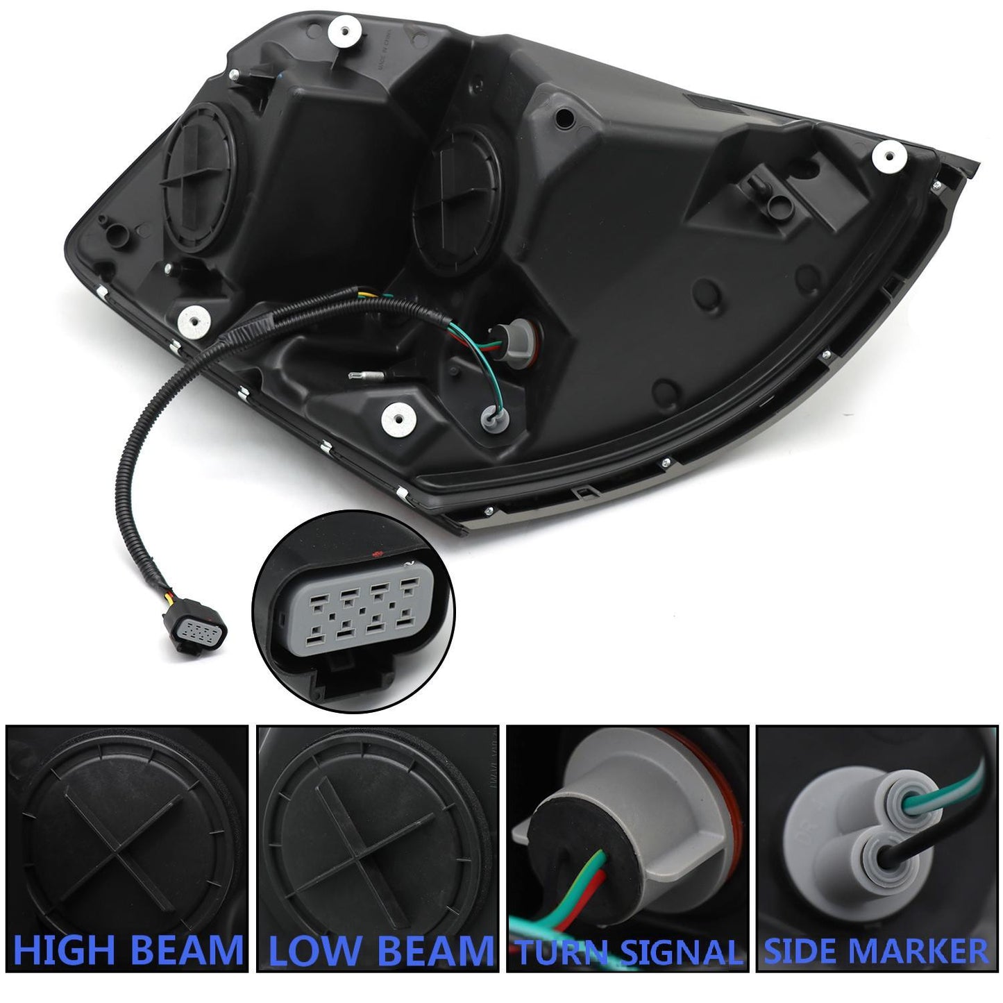 VOLVO VNL Headlights Black