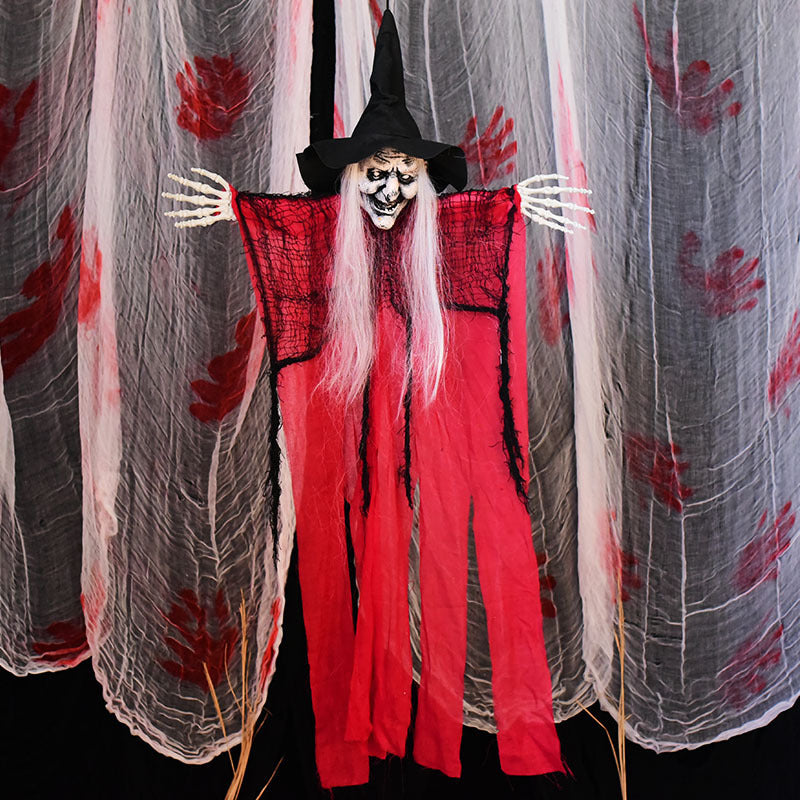 Halloween Witch Hanging Ghost Decoration Scene Decoration Props