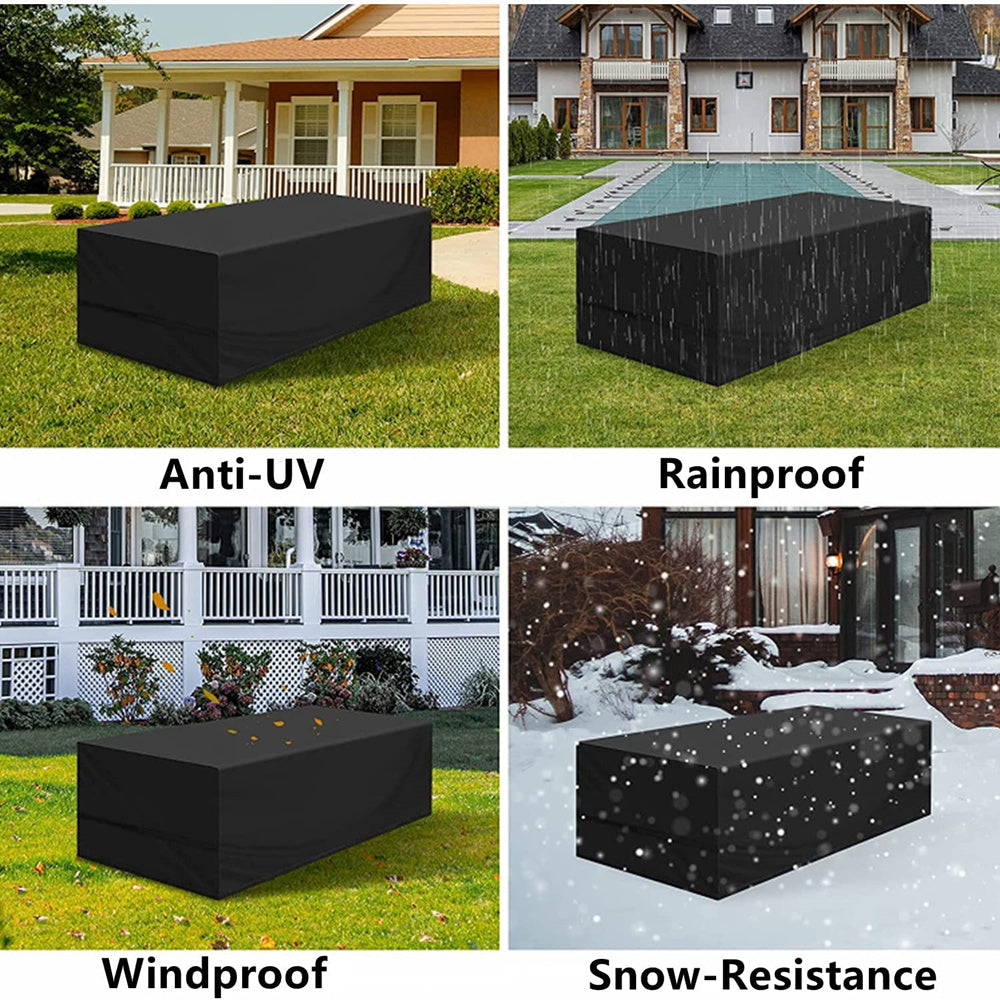 Patio Chair Table Cover Dust Proof Sofa Set Storage Bag Outdoor Garden Furniture Protector Waterproof Dustproof Organizer