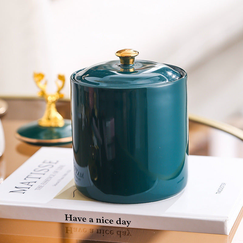 Decoration Kitchen Miscellaneous Grain Storage Sugar Bowl