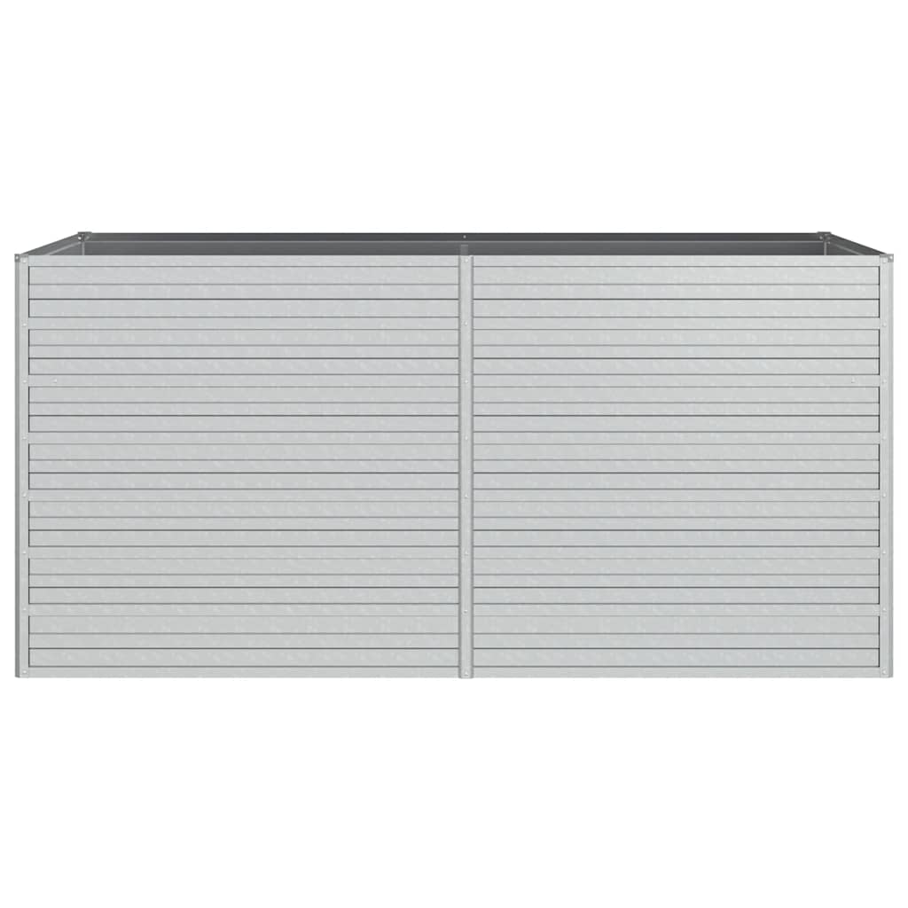 Garden Raised Bed 160x Galvanized Silver   Garden Raised Bed 100x