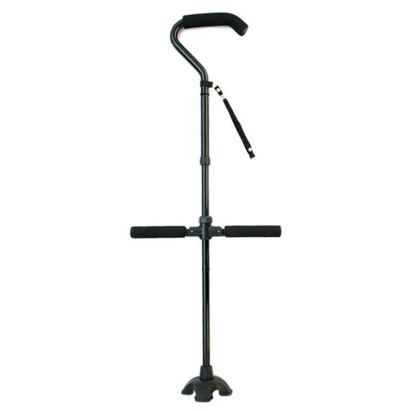 Alloy folding telescopic crutch