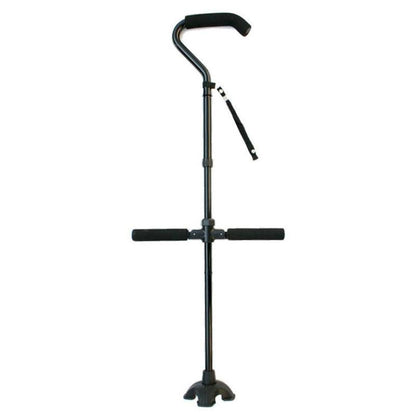 Alloy folding telescopic crutch
