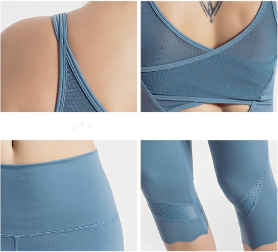 Mesh breathable leisure sports suit