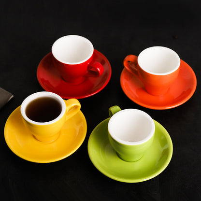 Restaurant set coffee cup and dish ceramics