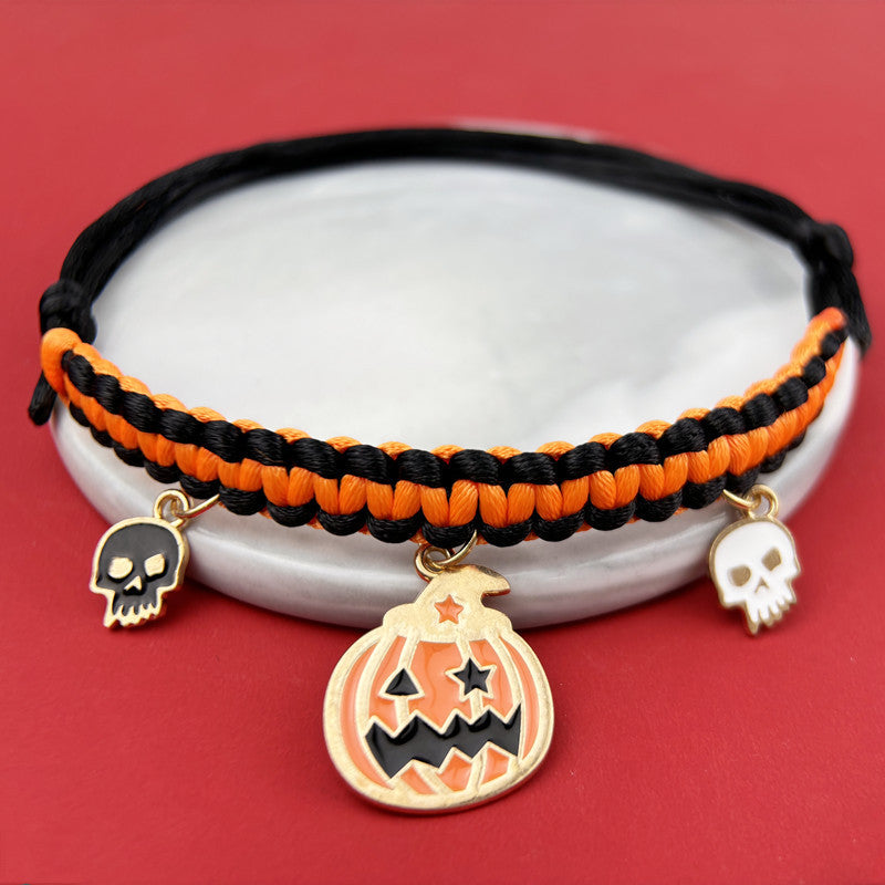 Halloween Hand-woven Pet Collar Decoration