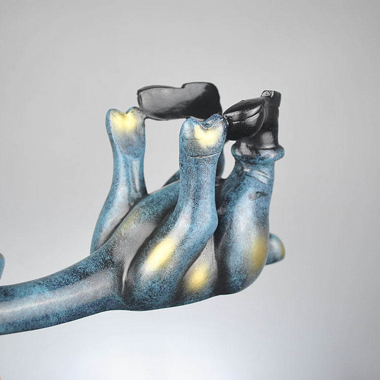 Resin crafts decoration creative wine rack decoration