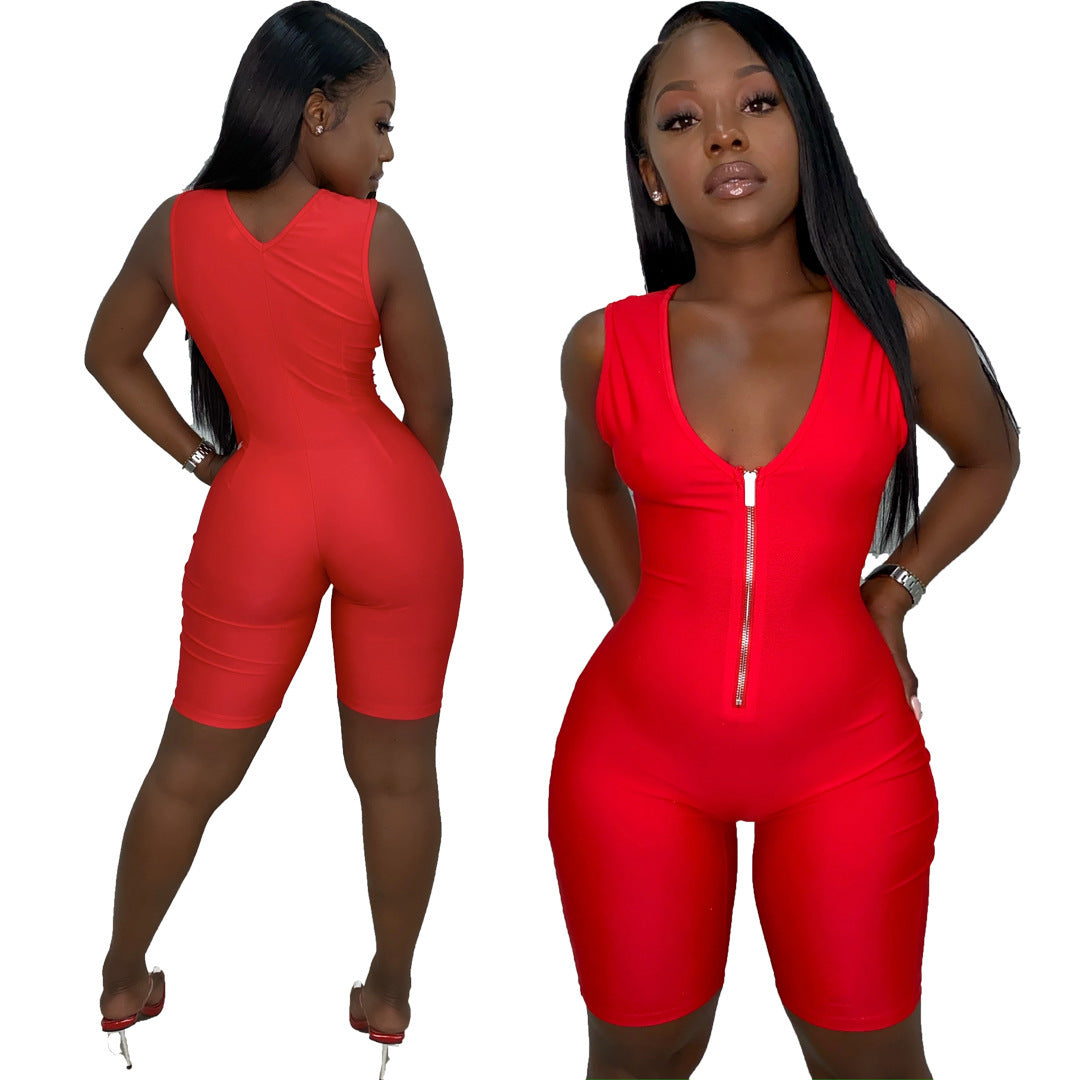 Leisure sports jumpsuit