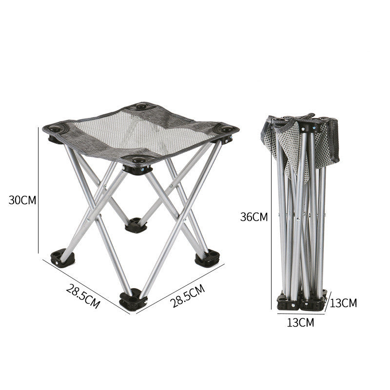 Outdoor folding stool portable folding chair