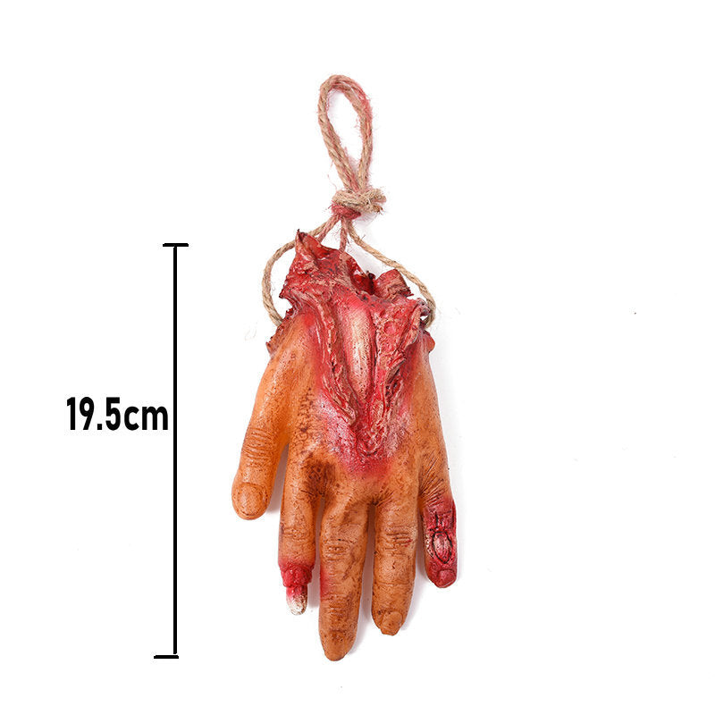 Halloween scene decoration props broken limb pendant