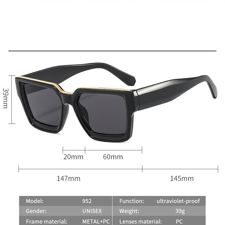 New Street Glasses UV Resistant Square