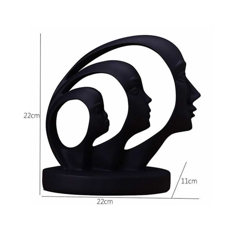 Resin figure decoration