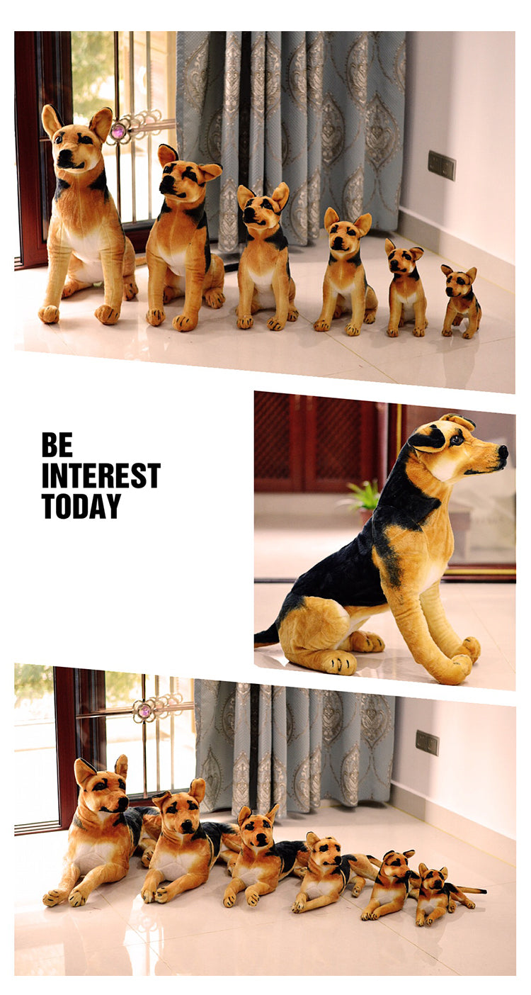 Simulation German Shepherd Doll Doll