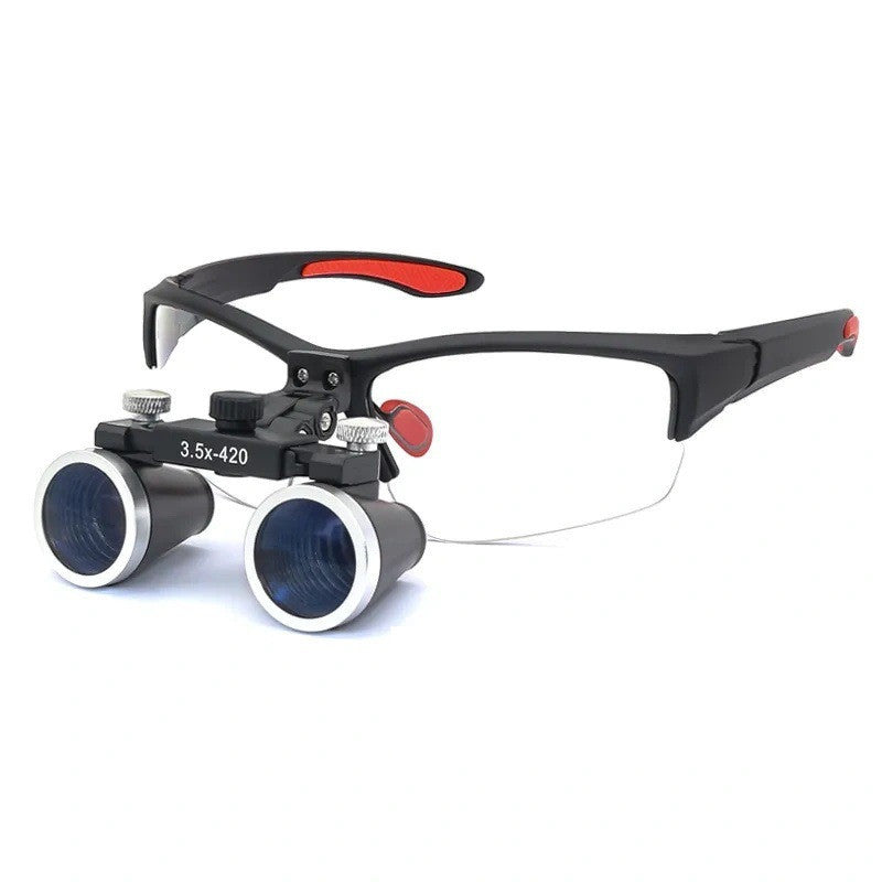 Beauty Dental Magnifying Glass Glasses Magnifying Glass Experimental Operation 35 Times Surgical Examination Magnifying Frame Medical