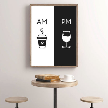 Modern Nordic style canvas painting kitchen restaurant decoration