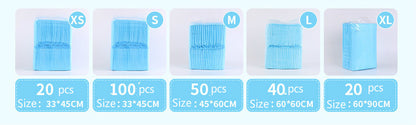 Disposable Dog & Cat Training Pads – Multiple Sizes