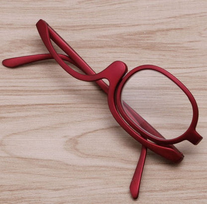 Makeup reading glasses