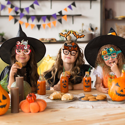 Halloween Paper Glasses Scene Decoration Funny