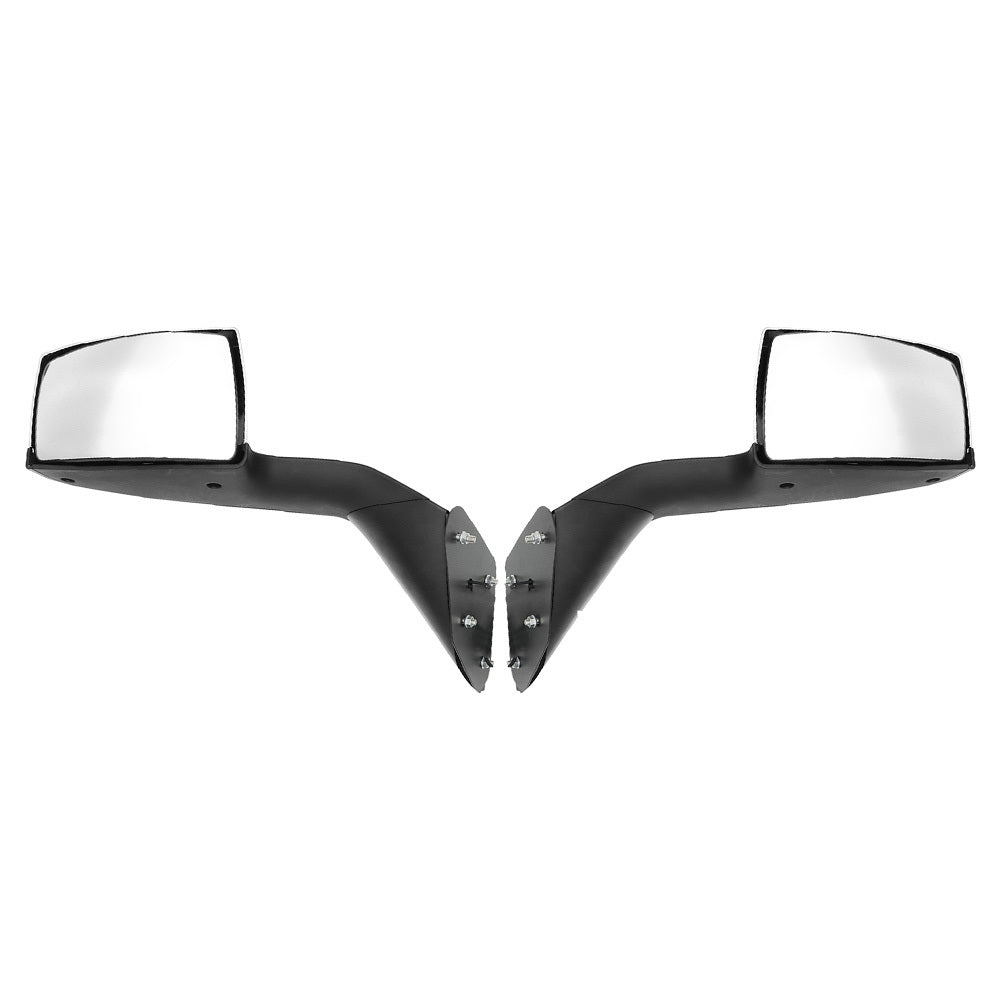 Chrome Hood Mirrors LH&RH Pair For Volvo VNL 2004-2017 With Turn Signal Lights