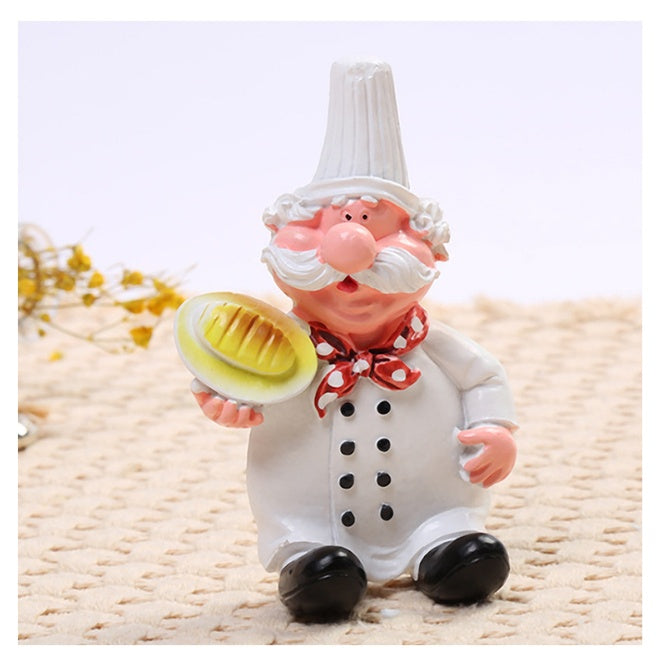 Punch-free seamless adhesive hook multi-function creative cartoon chef hook hook kitchen bathroom supplies