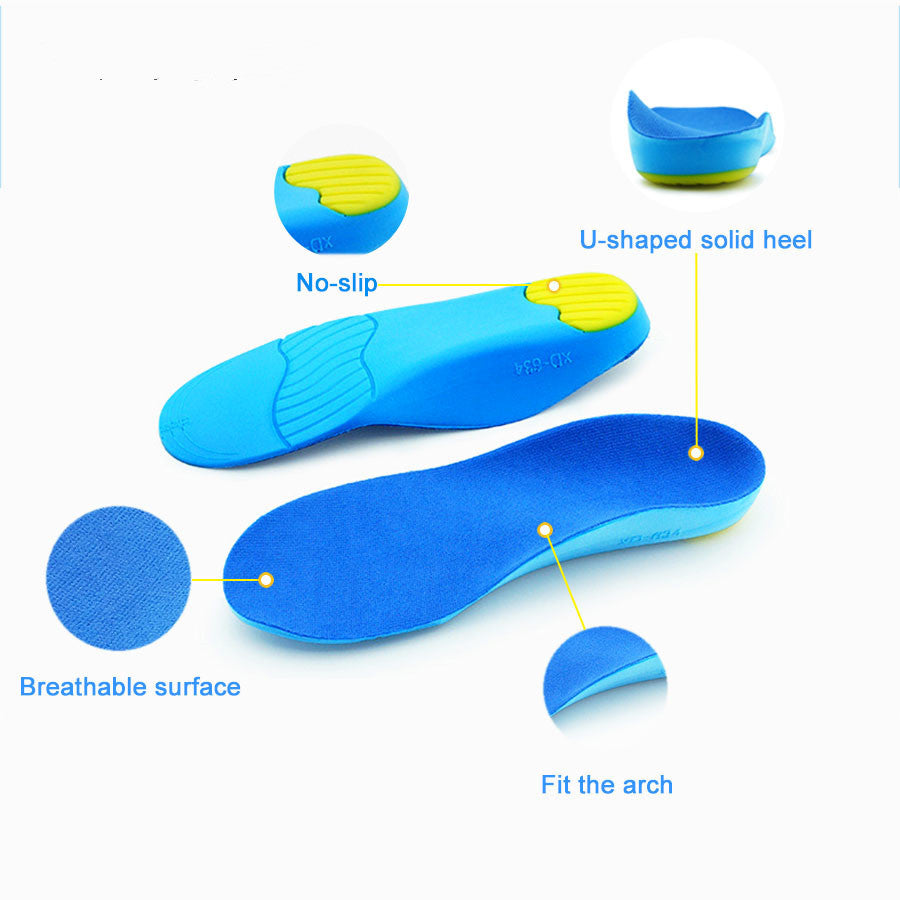 Children's Insoles O/X Leg Foot Valgus Arch Support Orthosis Flat Foot Correction Insole Foot Care