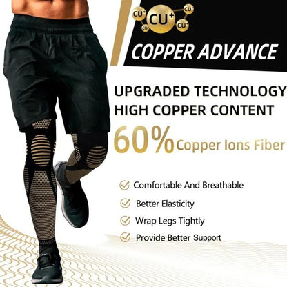 Full Leg Sleeves Long Compression Leg Sleeve Knee Sleeves Protect Leg
