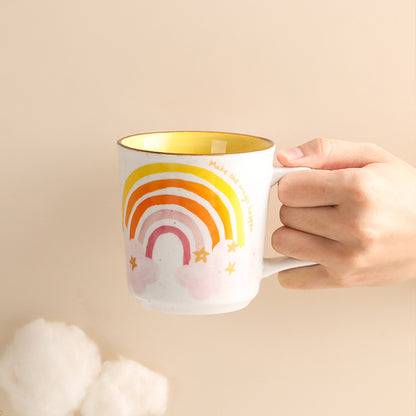 Women's Summer Ceramic Creative Office Coffee Mug