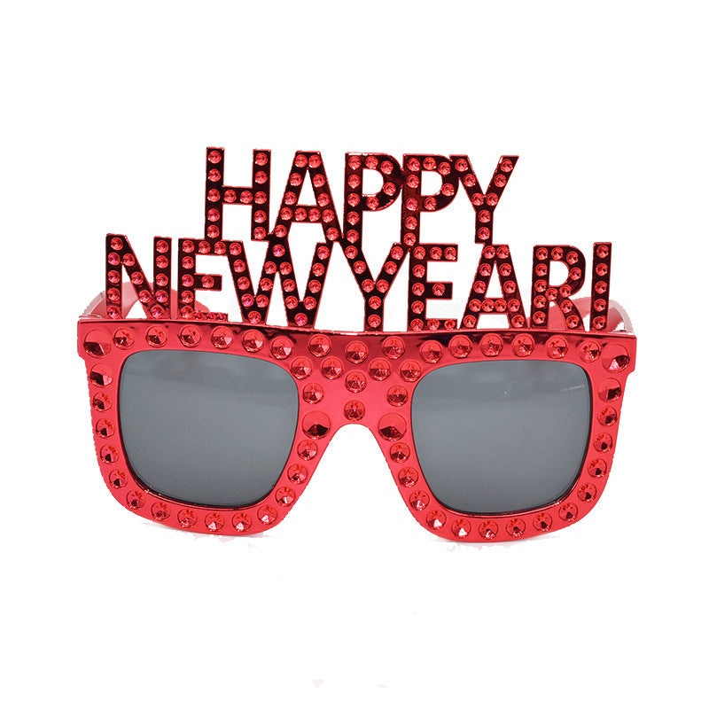 HAPPY NEW YEAR Funny Glasses NEW YEAR Party Glasses