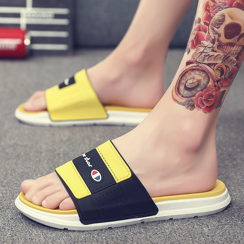 Fashionable male and female sandals