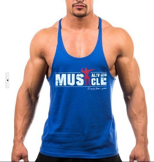 HOODED SKULL BODYBUILDING TANK TOP
