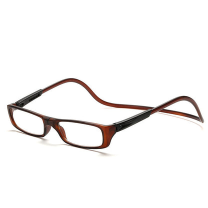 Fashion Juggle Reading Glasses Magnet Folding Convenient Ultra-light Hyperopia Glasses