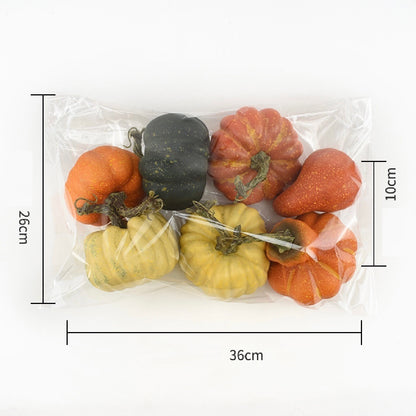 Autumn Pastoral Style Simulation Pumpkin Acorn Maple Leaf Pine Cone Halloween Diy Decoration Props