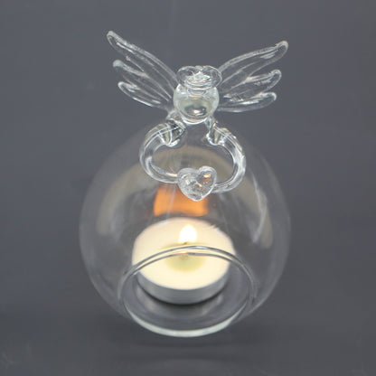 Wishing angel candle holder
