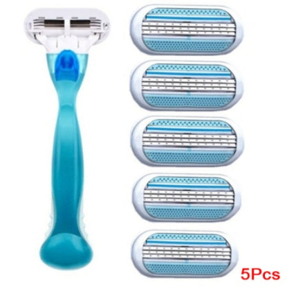Manual razor shaving knife