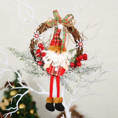 Christmas Decorations WreathWindow Arrangement Door Hanging