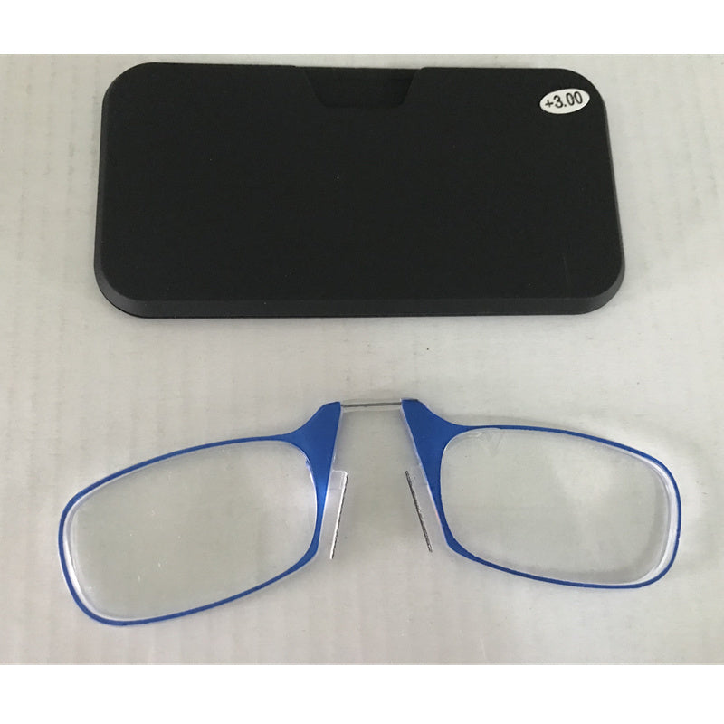 Clip-on reading glasses SOS wallet emergency glasses