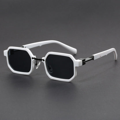 Retro Polygon Exquisite Sun Glasses Women